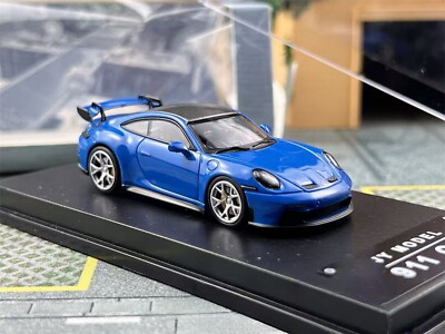 JY Model 1/64 Scale Porsche 911 GT3 Blue Diecast Car Model Toy