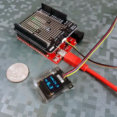 [ SparkFun SPX-14287 ] Qwiic Water-Resistant OLED