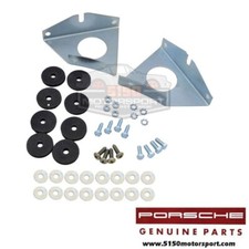 Porsche 911 912 Front License Plate Bracket Kit (65-73) NEW GENUINE 90170105124