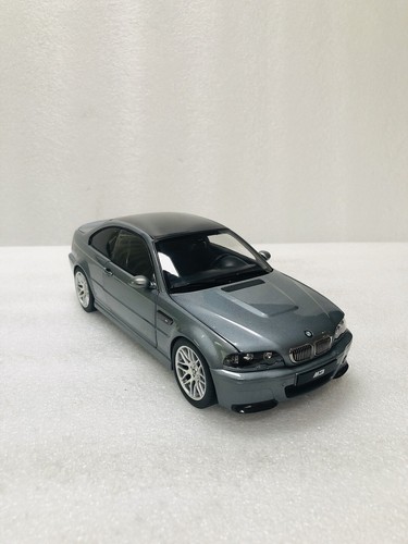 1/18 Norev 2003 BMW M3 CSL E46 Grey Metallic Diecast With Opening Limited - Picture 5 of 24