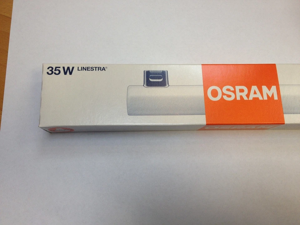 HOCHWERTIGE OSRAM SPECIAL LINESTRA 35W S14s opal weiß LIN 1603 METALLSOCKEL  - Bild 3 von 4