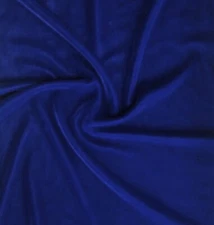 Royal Blue Velvet Fabric 45” Width Sold By The Yard