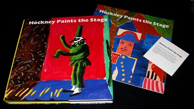 Artist Künstler David Hockney Paints the Statge Erstausgabe 1985 + Beilage
