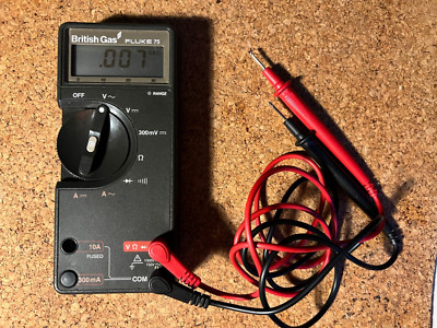 Fluke 75 Multimeter Ex British Gas with silicone leads. | eBay UK
