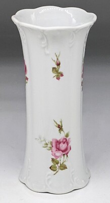 Vintage Antique Rosenthal Floral Vase Classic Rose Collection 8