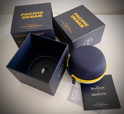 BLANCPAIN x SWATCH SCUBA FIFTY FATHOMS PACIFIC OCEAN 42.3mm NEW W