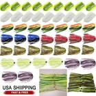 Lot DIY Skirt Spinner Buzz Bait Bass Silicone Jig Skirts Silicone Skirts 20/24pc