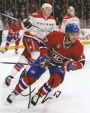 Montreal Canadiens Torrey Mitchell Signed Autographed 8x10 NHL Photo COA B