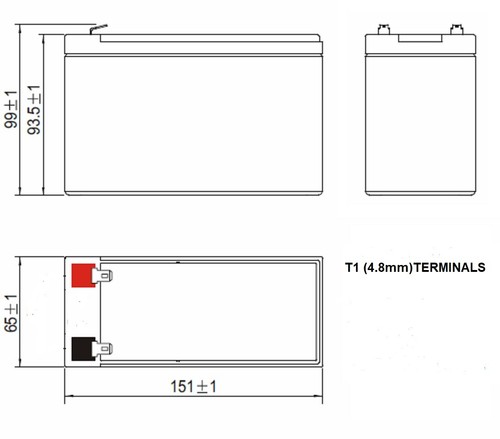 APC RBC110 Replacement Battery Cell from LUCAS - APC BX700UI & Pro BR550GI - 第 3/3 張圖片