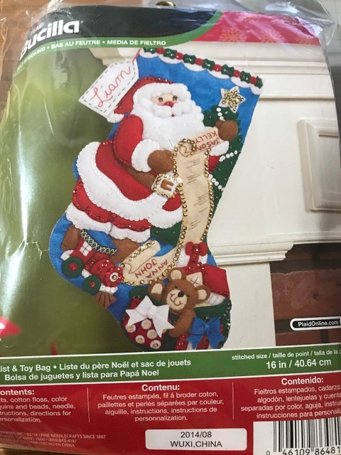 christmas felt bolsas