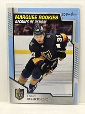 Vegas Golden Knights - Reid Duke - 20/21 O-Pee-Chee - Marquee Rookies Blue