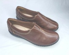 Clarks Collection Women's Slip-On Comfort Shoes Style 15260 US Size 7M Brown