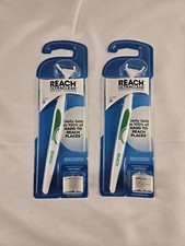 2 pack REACH Ultraclean Access Flosser Starter with 8 Disposable Heads