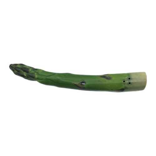 Patricia Garrett Vintage Asparagus Ware Single Spear Spice Shaker Art Pottery - Picture 2 of 4