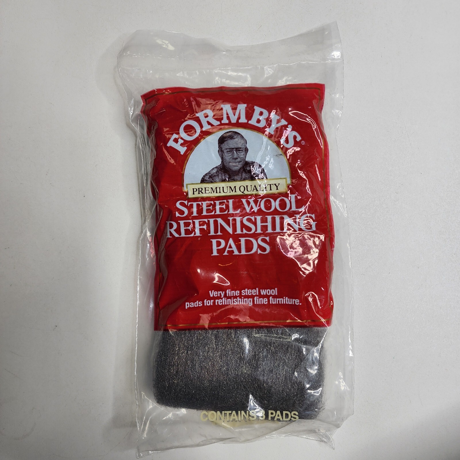 Formbys Premium Quality Steel Wool Replenishing Pads 3 Pad Pack