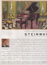 Print Ad 1931 Steinway Upright/Mahogany Baby Grand Piano-Artist Joseph B Platt