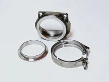 CT20 Downpipe Turbo Flange 3.0" Outlet Vband Kit Fits Toyota 22RTE 2.4L 4Runner