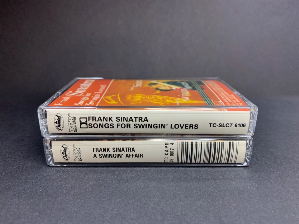 Frank Sinatra SONGS FOR SWINGIN LOVERS/A SWINGIN AFFAIR Cassettes **NEAR MINT** - Image 3 of 4