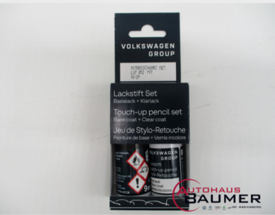 Original VW/Audi Lackstift-Set LY9T Mythosschwarz-metallic Lackstift LST0M2Y9T