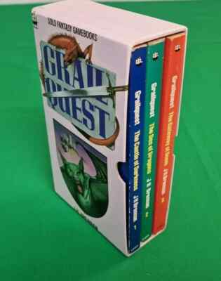 Grail Quest ***VGC BOX SET 1-3!!*** J H Brennan Gamebooks Armada