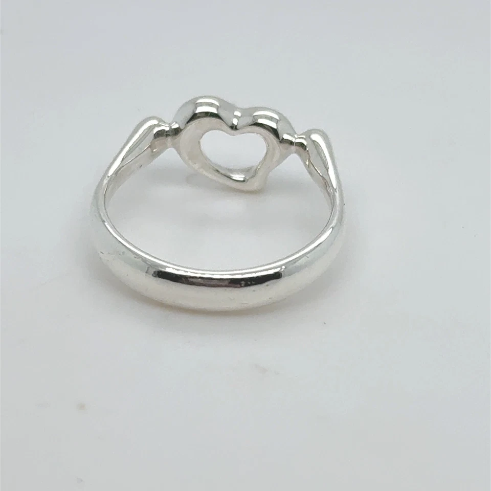 TIFFANY & Co. Кольцо с открытым сердцем Elsa Peretti серебро925 США 4,75 (размер США) женщин - Изображение 2 из 3