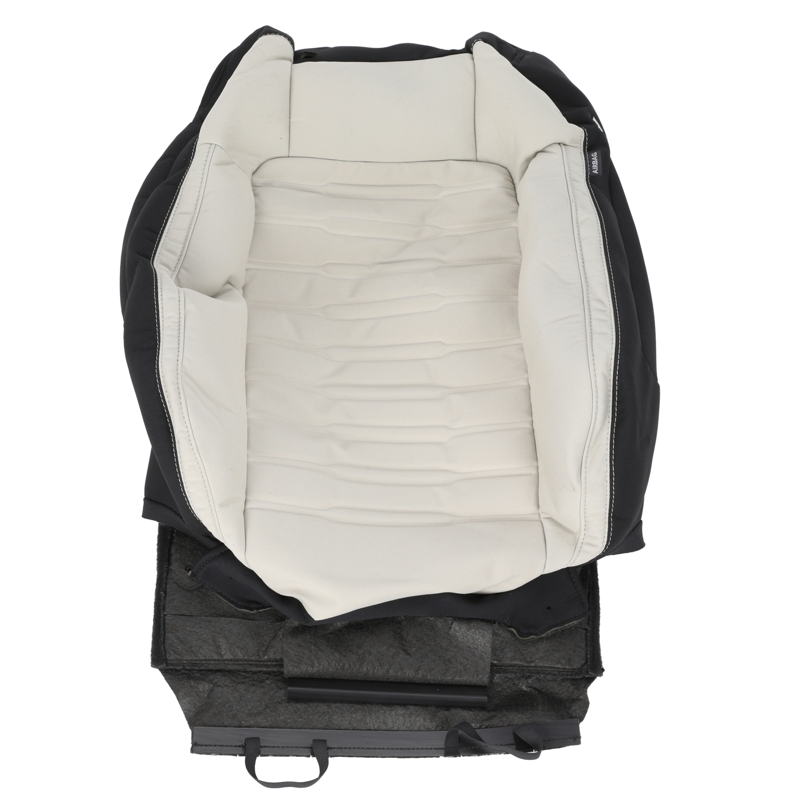 Cubierta de respaldo de asiento de tela del lado del conductor para Ford Mustang 2015 (N/P FR3Z-6364417-BA)