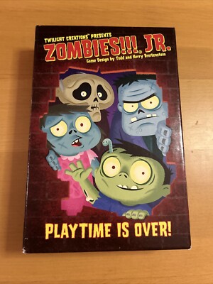 Zombies!!! Jr. Family Board Game Twilight Creations 100% COMPLETE