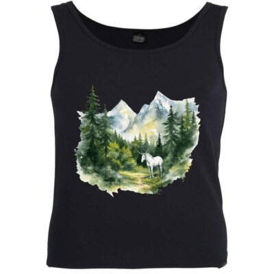 Tank Top Einhorn Fabelwesen Pferd Märchen Unicorn Kuscheltier Traumland 402076s