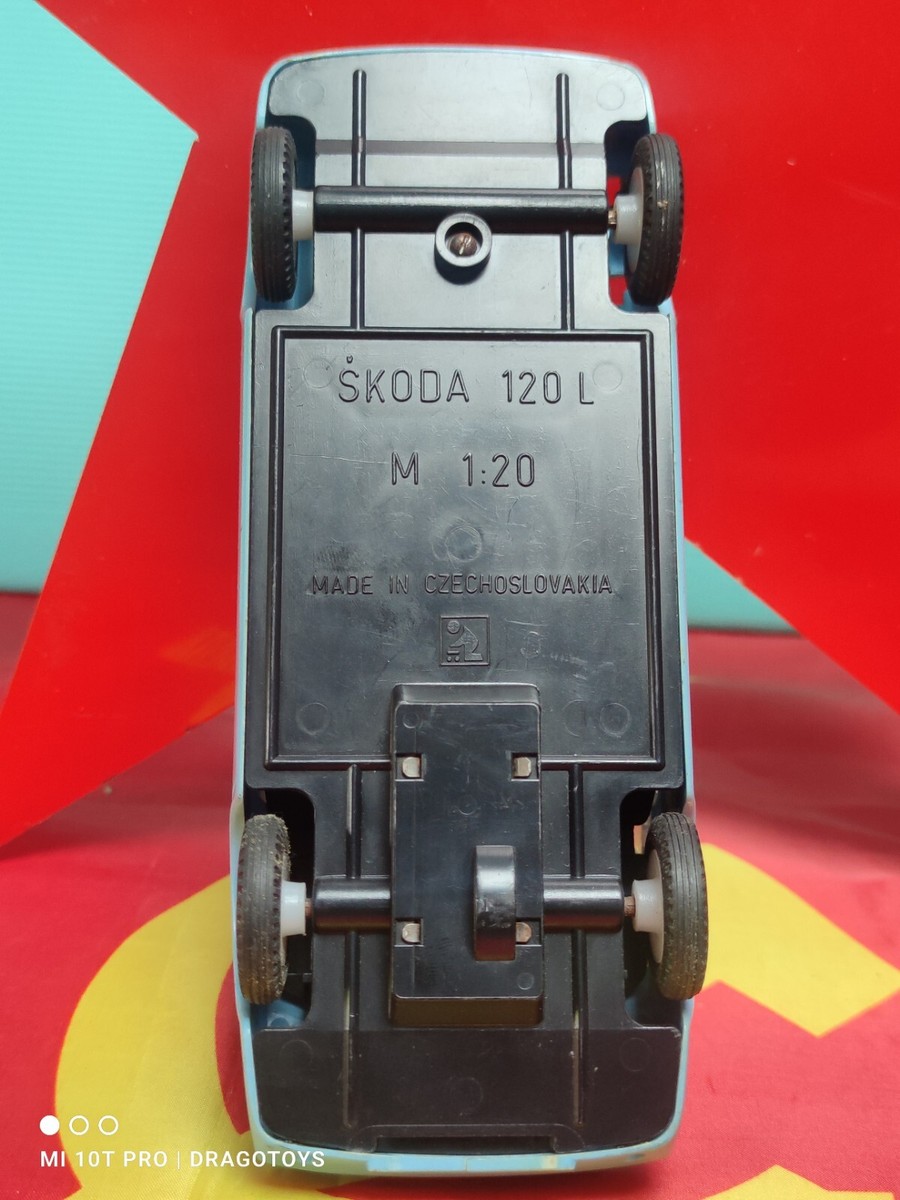 VINTAGE TOY SKODA ŠKODA 120L KDN KADEN 1:20 FRICTION ITES ČSSR