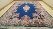 Large Persain Carpet Rug Hand Made Wool Vintage Living Room 12ft 3" x 8ft 6"