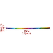 10 Pcs Auto Car Vent Outlet Trim Strip Chrome PVC Car Air Conditioner Vent Out