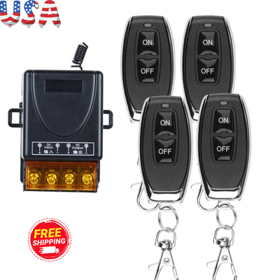 #ad #ad AC Wireless Remote 110V 240V 30A RF Relay Control Remote Switch 433Mhz Receiver $15.99