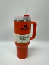 Stanley Cup 40oz  Tigerlily Plum Tumbler Stainless Steel H2.0 FlowState Quencher