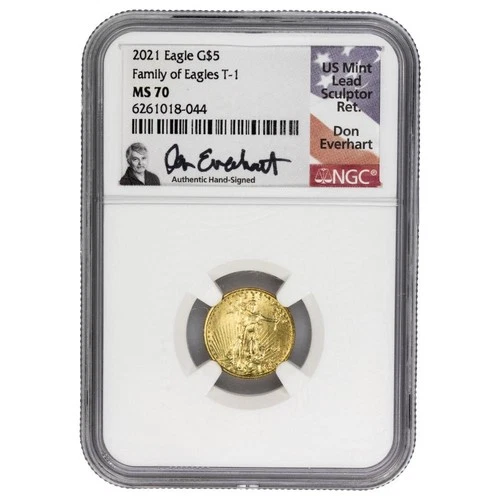 Photo of a 2021 American Gold Eagle 1/10 oz from an eBay listing that sold on Jul 19, 2026
