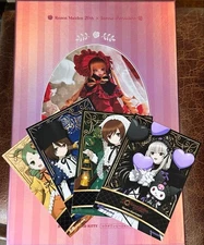 Rozen Maiden Sanrio Collaboration Shinku Hello Kitty Dress Set 4 Photo Cards New