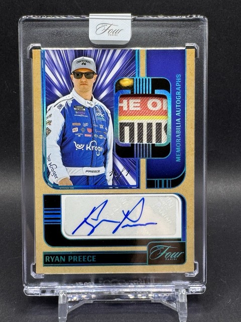 Ryan Preece 2025 Panini Turn Four NASCAR Race Used Platinum Relic Auto #1/1 SSP