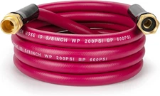 Garden Hose 5/8 in x 10 ft, Heavy Duty Durable Anti Kink Flexible Garden Water H