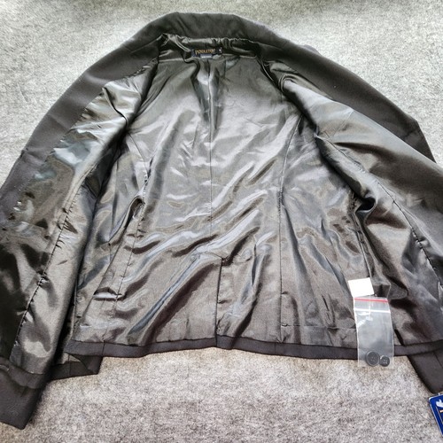 Chaqueta Blazer Mujer Pendleton Lana Virgen Negra Career Essentials 16 NUEVA EE. UU. - Imagen 5 de 10