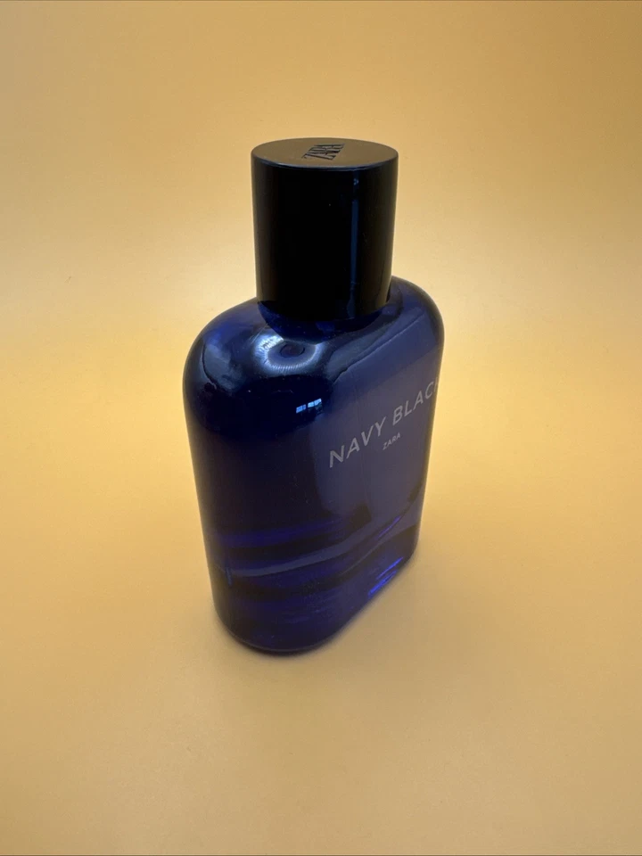 ZARA Perfume Hombre Azul Marino Negro Eau De Toilette Fragancia 2.7 Fl.oz 80 ml Marca Nuevo Sin Caja Foto 3 de 4