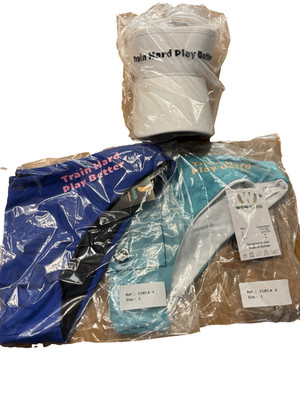 WOW SAND Sand Sports 3 pk   Size L 2 Reversible Bikini Bottoms + Visor