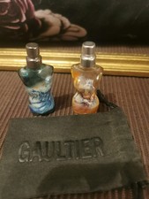 JEAN PAUL GAULTIER MANN - FRAU DESIGN 2X MINIATURE  Limited Edition RARE Vintage