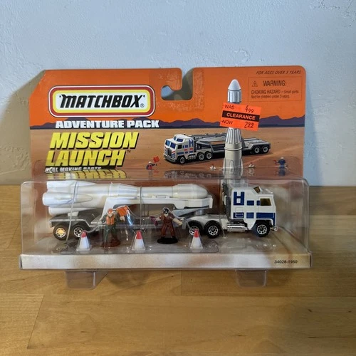1997 Mattel Matchbox Adventure Pack MISSION LAUNCH Real Moving Parts MOC!!