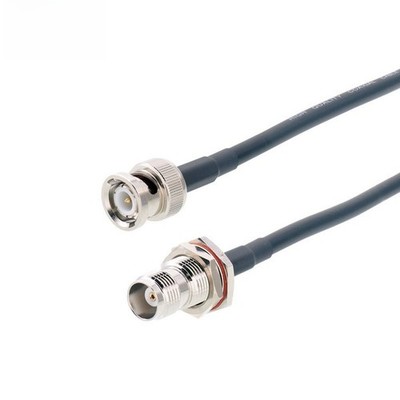 BNC auf TNC HF Kabel RG58 50cm 50 Ohm doppelt geschirmt f��r Signal��bertragung