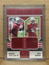 2024 Rookies & Stars Football Marvin Harrison Jr & Trey Benson Team Duals /399 