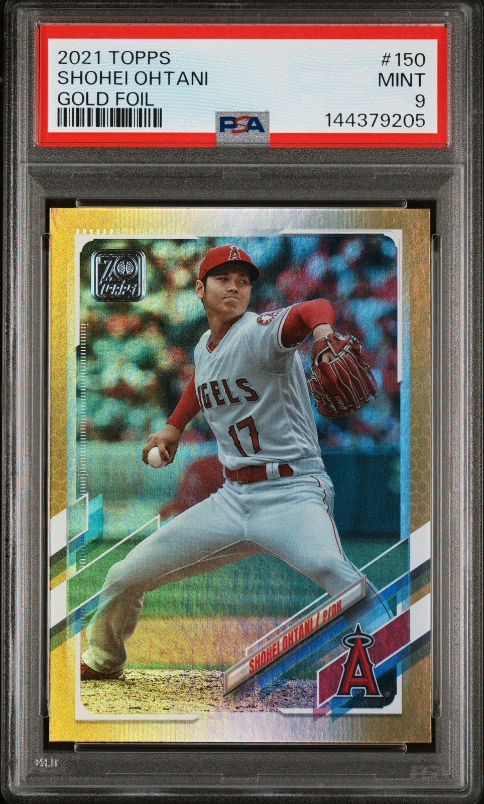 2021 Topps - Shohei Ohtani #150 Angels Gold Foil - PSA 9