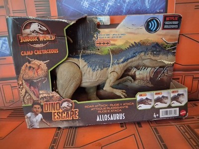 Jurassic World Camp Cretaceous Roar Attack Allosaurus Dinosaur Figure NEW NIB
