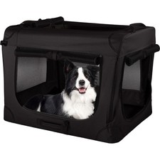 Soft Dog Crate, Travel Accessories, Black, 32  x 23.25  x 23  