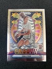 Panini Prizm WNBA Groovy Rookie Insert Sonia Citron #13 Washington Mystics 2025