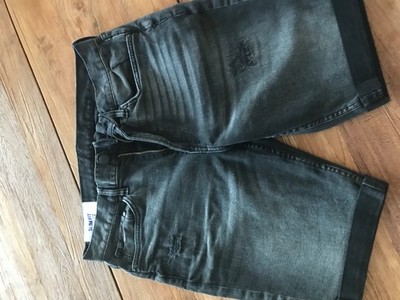 Kurze Jenshose / Bermuda Gr. 32 Schwarz Slim Fit &Denim