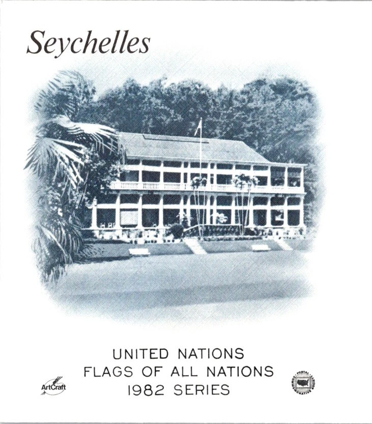 Vintage FDC United Nations New York City Postmark Scott #376 Flag Of Seychelles - Image 2 of 4
